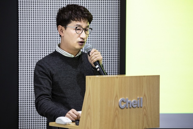 ▲ 10월 제일세미나에서 발표하는 김정길 프로 ⓒ뉴데일리