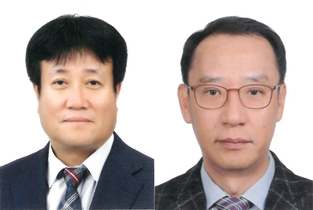 ▲ 배민제 경영지원본부장(좌)와 소재일 생산본부장(우) ⓒ보령제약