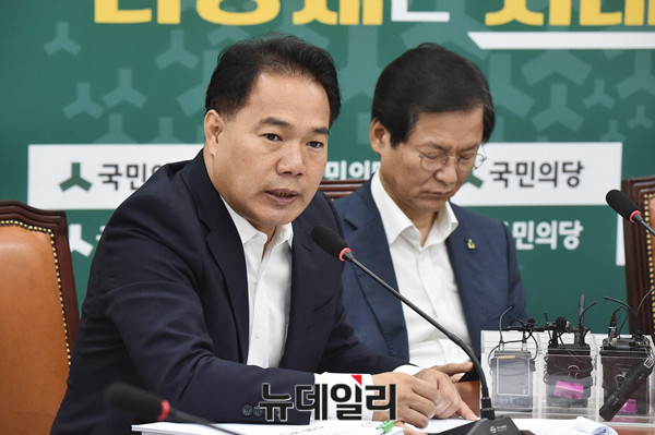 ▲ 민주평화당 이용주 의원의 지난달 31일 모습. ⓒ뉴데일리 이종현 기자