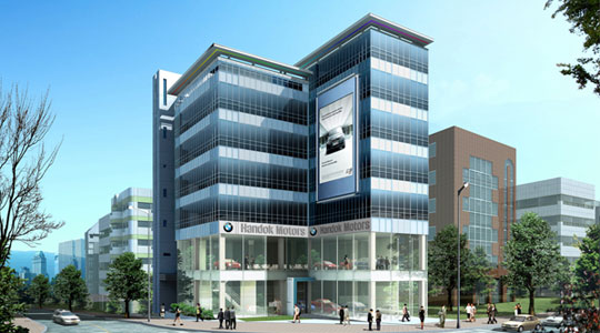 ▲ 한독모터스 서초 전시장 이미지. ⓒ한독모터스