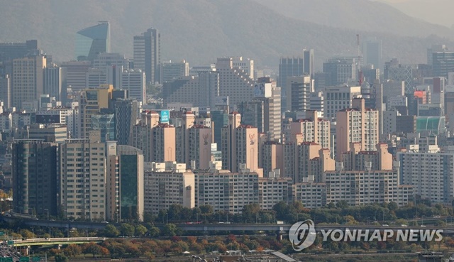 ▲ 서울 남산에서 바라본 서초구 일대. ⓒ연합뉴스