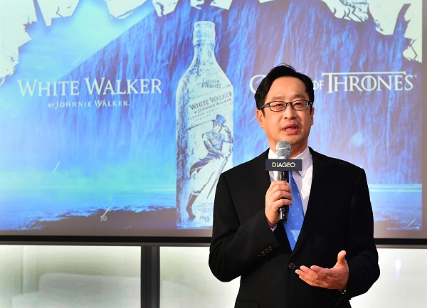 ▲ 이경우 디아지오코리아 대표는 지난 6일 서울 여의도 IFC 본사에서 기자간담회를 열었다.ⓒ디아지오코리아