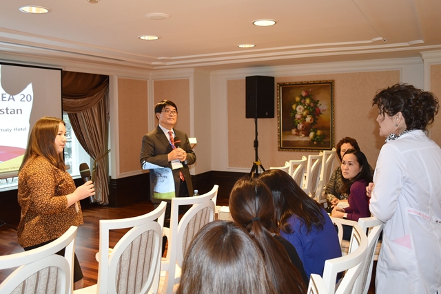 ▲ 백남선 이대여성암병원장은 카자스흐탄을 방문해 의료 기술 전파 등 다양한 교류 활동을 실시했다. ⓒ이화여자대학교 의료원