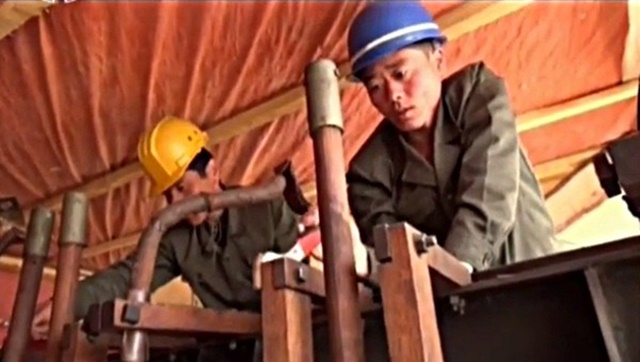 ▲ 북한 노동자 관련 北'조선중앙방송' 선전영상 일부.ⓒ北선전매체 보도영상 화면캡쳐