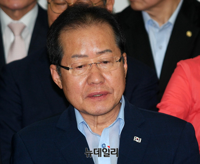 ▲ 자유한국당 홍준표 전 대표. ⓒ뉴데일리 DB