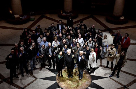 ▲ '니벨룽의 반지-라인의 황금' 팀은 예술의전당 오페라극장에서 무대장치와 조명 의상, 소품 등 모든 무대 준비를 완료하고 최종 리허설을 진행했다.ⓒ월드아트오페라