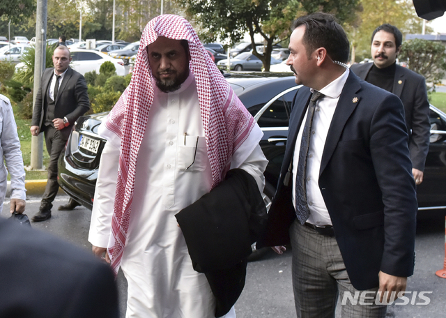 ▲ 카쇼기 살해 사건 조사를 위해 터키에 파견됐던 사우디 조사단ⓒ뉴시스. 무단 전재 및 재배포 금지.