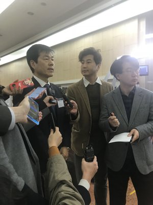 ▲ (왼쪽) 김태한 삼성바이오로직스 사장. ⓒ 뉴데일리