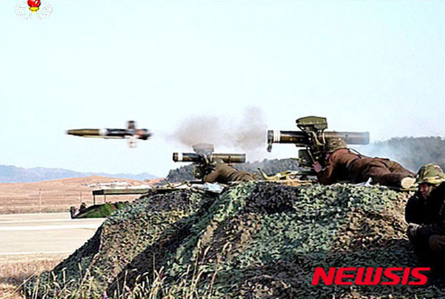 ▲ 북한이 중동·아프리카에 판매하는 품목 가운데 하나인 대전차 미사일. 이스라엘을 공격하는 하마스에도 수출한 것으로 알려졌다. ⓒ뉴시스. 무단전재 및 재배포 금지.