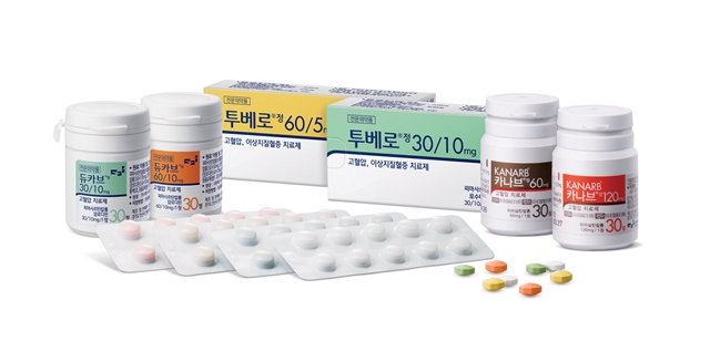 ▲ 카나브 패밀리 제품조합 ⓒ보령제약