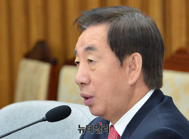 ▲ 자유한국당 김성태 원내대표. ⓒ뉴데일리 공준표 기자