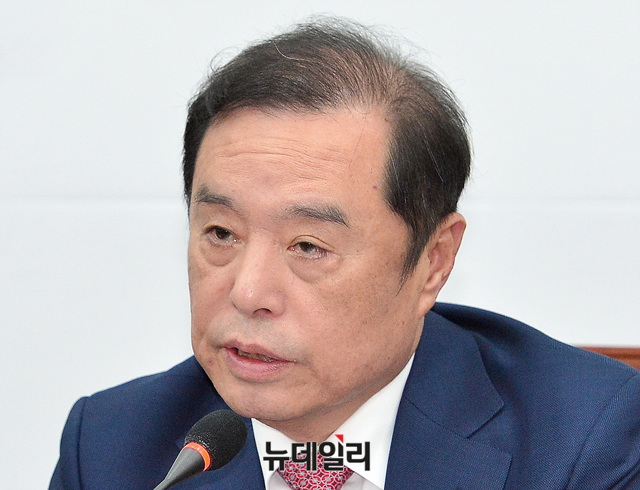 ▲ 김병준 자유한국당 비상대책위원장. ⓒ정상윤 기자