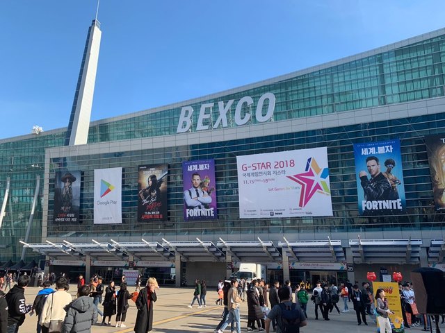 ▲ 국제 게임전시회 '지스타 2018'이 열린 부산 벡스코 제 1전시장. ⓒ연찬모 기자