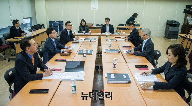 ▲ 자유한국당 조직강화특별위원회 모습. ⓒ뉴데일리 DB