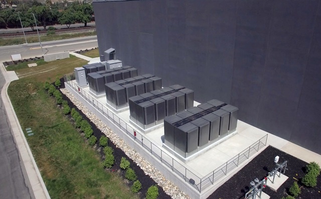 ▲ 연료전지 주기기 설치 모습. ⓒSK건설