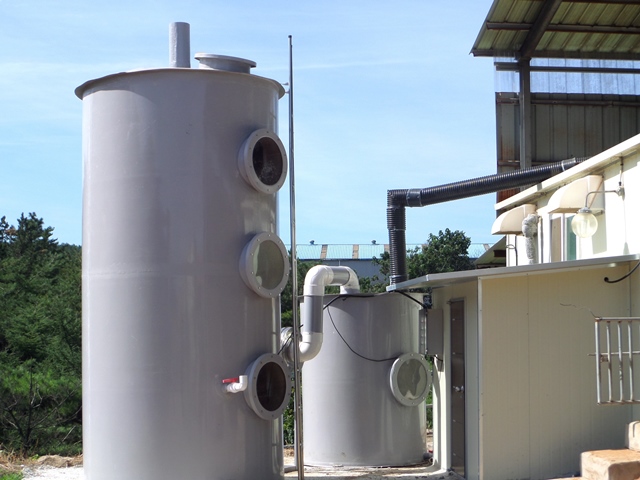 ▲ 돈사 퇴비사 악취 탈취 장치.ⓒ경주시