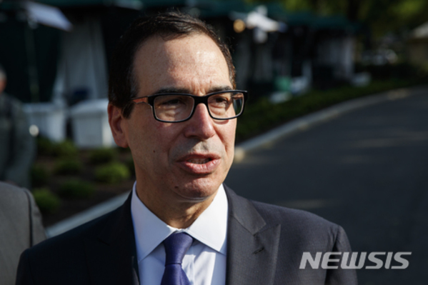 ▲ 스티븐 므누신 美재무장관ⓒ뉴시스. 무단 전재 및 재배포 금지.