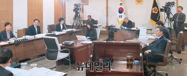 ▲ 20일 오후 대구시의회 기획행정위원회가 행정사무감사를 실시하고 있다.ⓒ뉴데일리