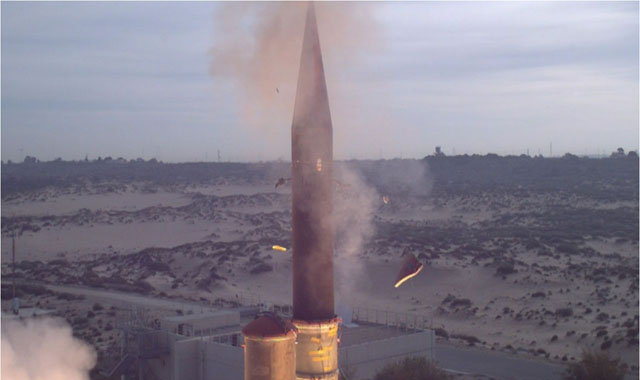 ▲ 이스라엘과 미국이 공동개발한 요격미사일 애로우-3. 대기권 외 목표물 요격 시험에 여러 차례 성공, 이미 실전배치가 됐다. ⓒ美국방부 미사일방어국(MDA) 배포사진.