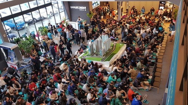 ▲ 최고 67.9대 1의 높은 청약경쟁률을 기록했던 ‘다사역 삼정그린코아 더베스트’가 정당계약과 예비당첨자 계약 등을 통해 5일만에 아파트를 분양 완료했다.ⓒ삼정