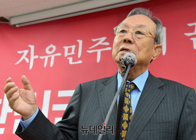 ▲ 박관용 전 국회의장. ⓒ뉴데일리 공준표 기자