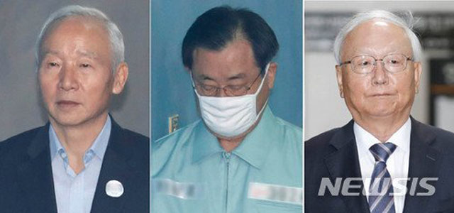 ▲ 왼쪽부터 남재준, 이병기, 이병호 前국가정보원장. 이들 모두 북한과는 타협하지 않는 인사들이었다. ⓒ뉴시스. 무단전재 및 재배포 금지.