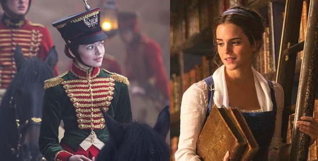 ▲ 매켄지 포이(좌)와 엠마 왓슨. ⓒ월트디즈니 컴퍼니 코리아