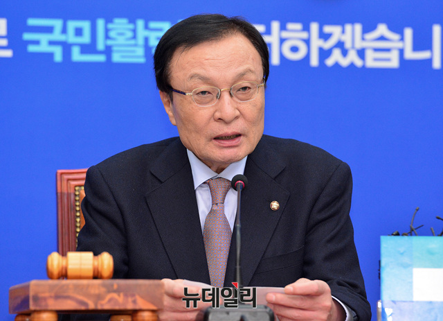 ▲ 더불어민주당 이해찬 대표. ⓒ뉴데일리 공준표 기자