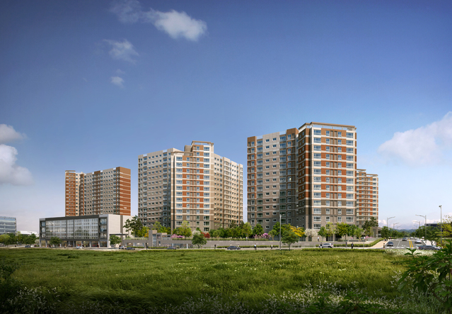 ▲ HDC현대산업개발이 지난 30일 대구시에서 견본주택을 개관한 ‘대구 복현 아이파크’에 많은 인파 발길이 이어졌다. 사진은 복현 아이파크 주경투시도.ⓒ현대산업개발