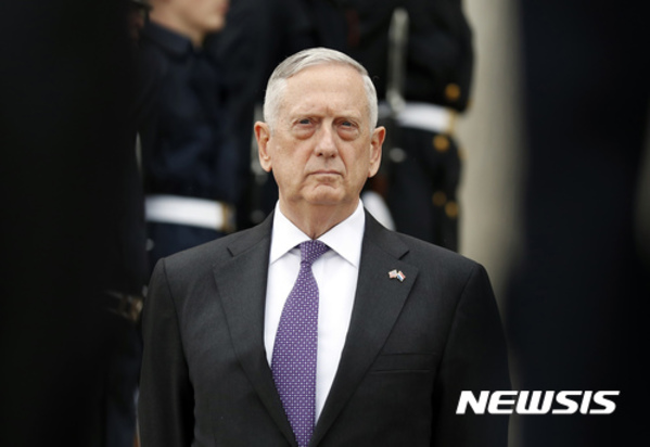 ▲ 제임스 매티스 美국방장관ⓒ뉴시스. 무단 전재 및 재배포 금지.