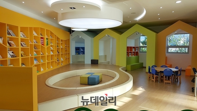 ▲ 대구출판산업지원센터 내 ‘북 키즈’ 모습. 센터 내에는 어린이 도서가 750여 권 이상이 전시돼 있다.ⓒ뉴데일리
