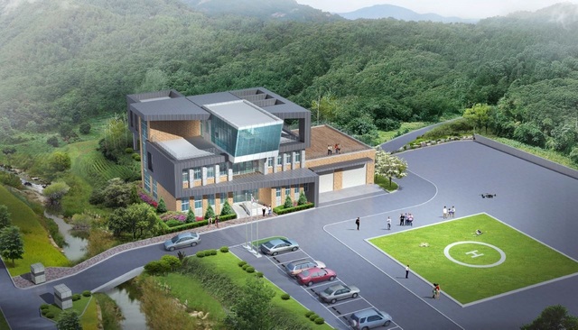 ▲ 내년 충북 보은군에 들어서는 국가드론공역장 조감도.ⓒ보은군