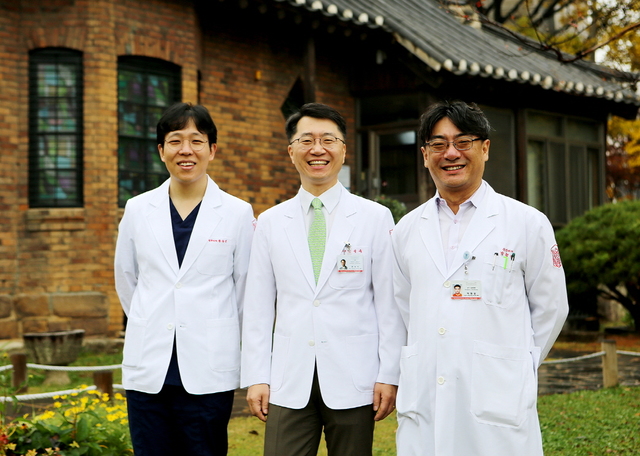 ▲ 동산병원 부정맥 팀(사진 왼쪽부터 황종민·한성욱·박형섭 교수).ⓒ동산의료원