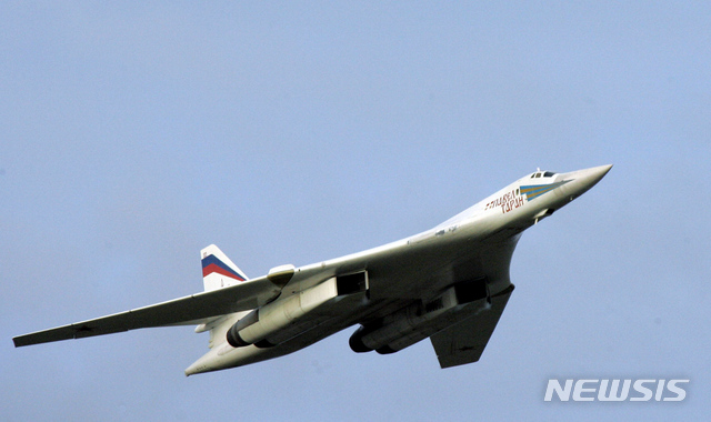 ▲ 러시아의 TU-160 전략폭격기ⓒ뉴시스. 무단 전재 및 재배포 금지.