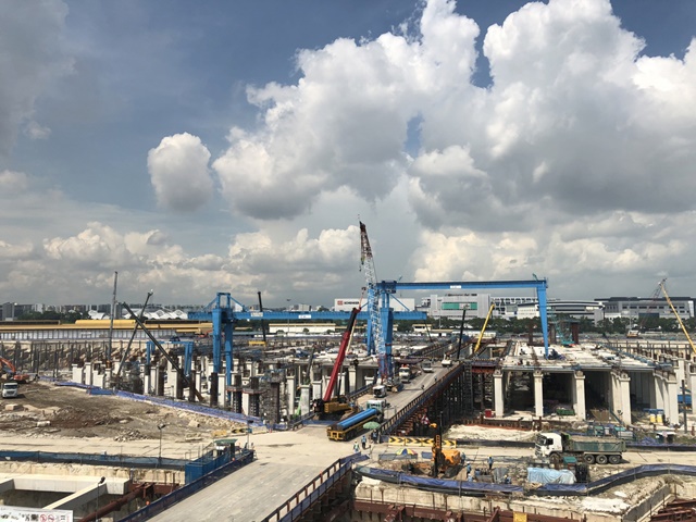 ▲ 싱가포르 T301 프로젝트 현장 전경. ⓒGS건설