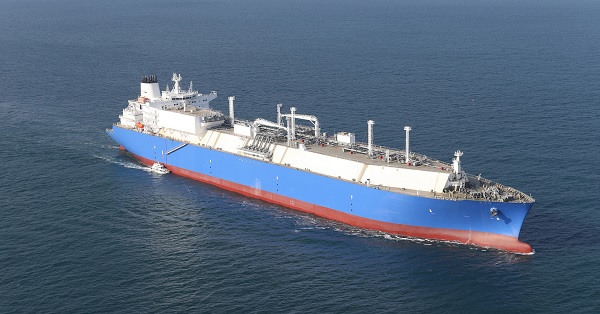 ▲ 대우조선해양이 건조한 LNG운반선. ⓒ대우조선해양