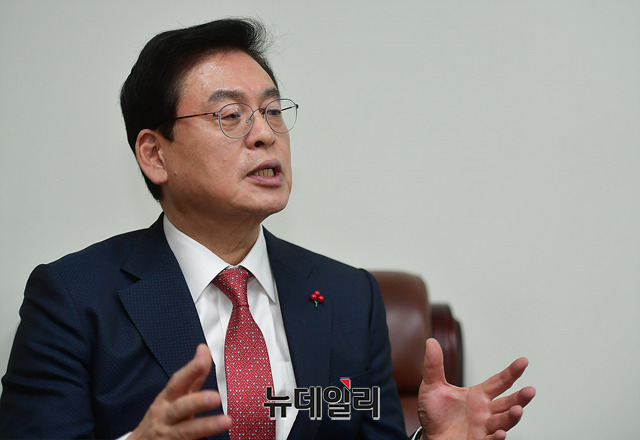 ▲ 자유한국당 정우택 의원. ⓒ뉴데일리 정상윤 기자