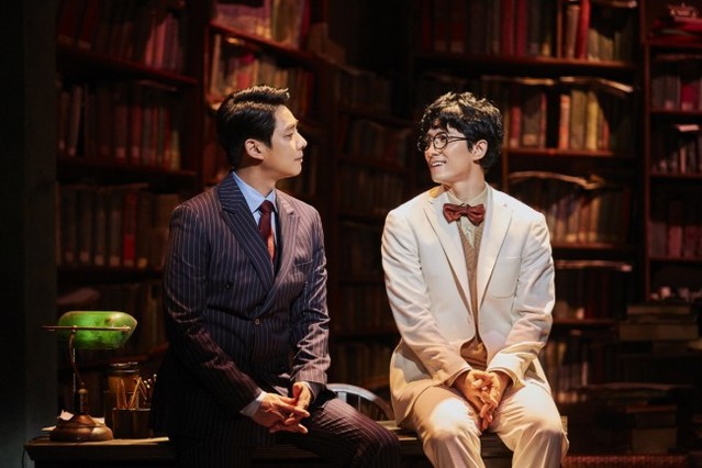 ▲ 뮤지컬 '스토리오브마이라이프' 공연 장면(송원근과 정동화).ⓒ오디컴퍼니