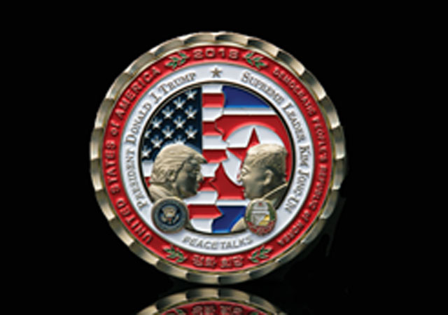 ▲ 美백악관 기념품점에서 판매하는 美北정상회담 기념주화. ⓒ美백악관 기념품점 사이트 캡쳐.