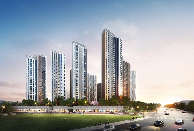 ▲ 대구 남산자이하늘채 투시도.ⓒ코오롱글로벌