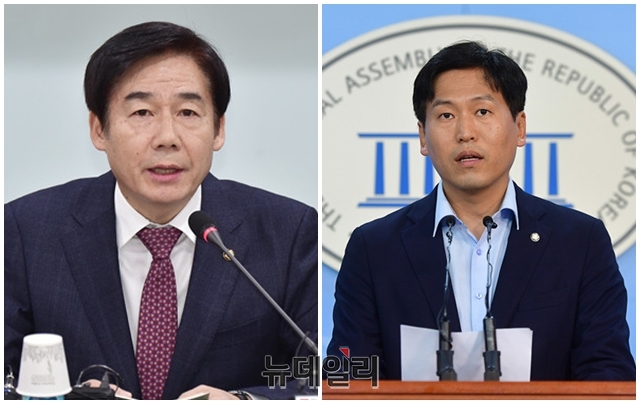 ▲ 28일 더불어민주당 입당을 선언한 무소속 이용호 의원과 손금주 의원. ⓒ뉴데일리 DB