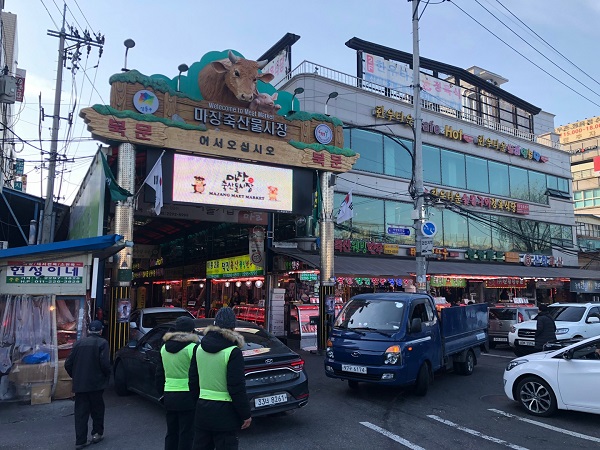 ▲ 지난 31일 서울 성동구 마장축산물시장의 모습.ⓒ한지명 기자