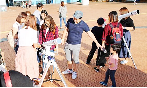 ▲ 사진은 지난 국립대구과학관 태양관측행사 모습.ⓒ대구시