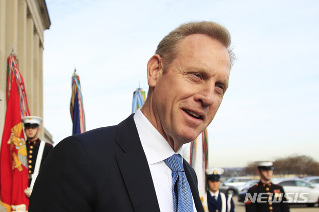 ▲ 패트릭 섀너핸 미 국방장관 대행ⓒ뉴시스. 무단 전재 및 재배포 금지.