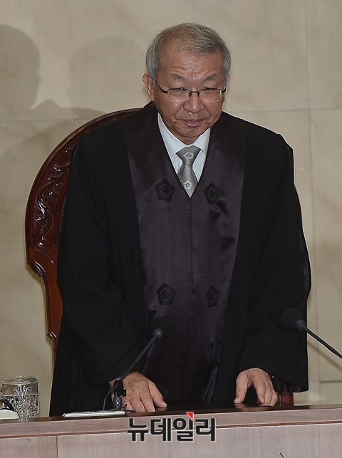 ▲ 양승태 전 대법원장.ⓒ뉴데일리DB