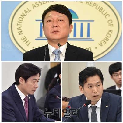 ▲ 더불어민주당 최재성 의원과 무소속 이용호·손금주 의원. ⓒ뉴데일리 DB