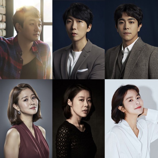 ▲ 왼쪽 상단부터 이석준, 김재범, 박정복, 임강희, 김로사, 김주연.ⓒ더블케이필름앤씨어터