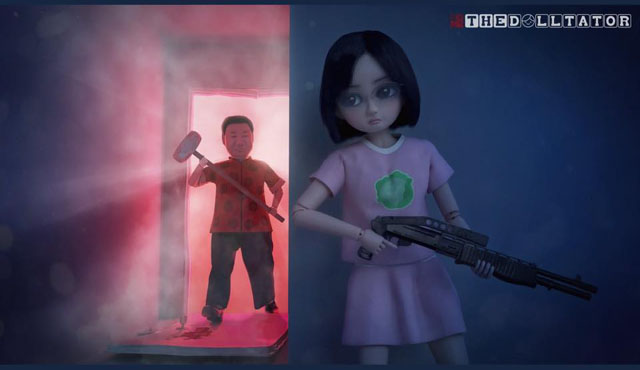 ▲ 차이잉웬 총통과 시진핑 주석 풍자. ⓒ트위터 세계정상 풍자만화 사이트 The Dolltator 캡쳐