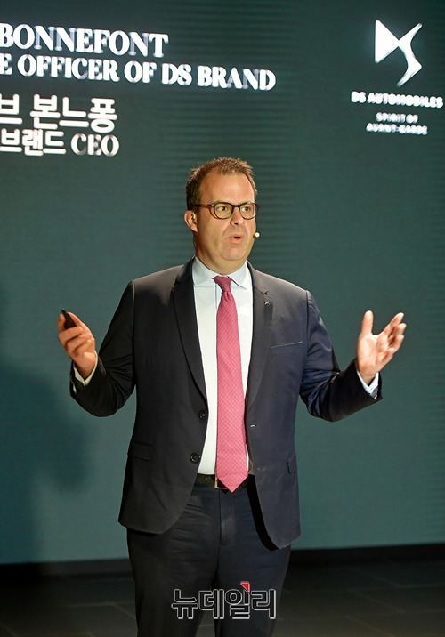 ▲ 이브 본느퐁 DS CEOⓒ뉴데일리 정상윤 기자
