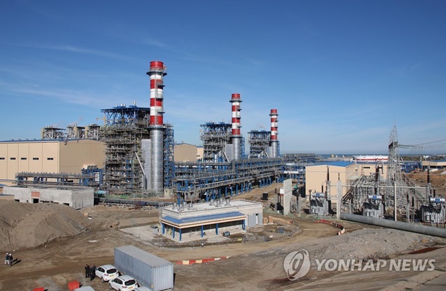 ▲ 자료사진. 알제리 라스지넷에 있는 대우건설의 복합화력발전소 건설현장 모습. ⓒ연합뉴스